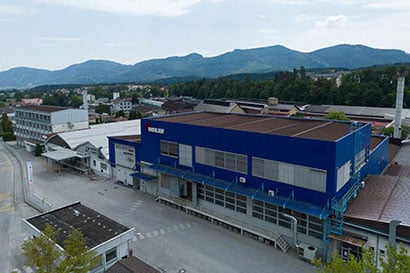 One of Weiler Abrasives' locations in Slovenia